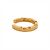 Chanel C Signature Logo Bandring Golden - Ansicht 3