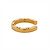 Chanel C Signature Logo Bandring Golden - Ansicht 5