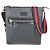 Borsa a tracolla Gucci GG Supreme Logo Nero