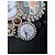 Spilla Chanel Spring Runway 2008 di Karl Lagerfeld Nero Bianco Rosso Blu D'oro Gold hardware - vista 9