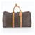 Bolso Louis Vuitton Monogram Keepall 50 Castaño Monograma