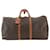 Borsa Louis Vuitton Monogram Keepall 60 Marrone scuro Monogramma