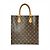 Louis Vuitton Sac Plat PM 2-Way Tote Bag Marrone Nero Blu Monogramma