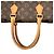 Louis Vuitton Sac Plat PM 2-Way Tote Bag Marrone Nero Blu Monogramma - vista 6
