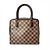 Borsa Louis Vuitton Brera in Damier Ebene Marrone - vista 2
