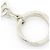 Portachiavi Tiffany & Co. 1837 Heart Plate in argento sterling - vista 4
