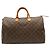 Borsa Louis Vuitton Monogram Speedy 40 Marrone - vista 2