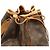 Borsa a Spalla Louis Vuitton Monogram Noe Marrone - vista 5