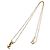 Collana a catena con pendente in oro 18K Yves Saint Laurent D'oro - vista 12