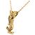 Collana a catena con pendente in oro 18K Yves Saint Laurent D'oro - vista 3