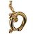 Collana a catena con pendente in oro 18K Yves Saint Laurent D'oro - vista 9
