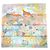 Hermès Sciarpa Hermes Le Carnaval des Animaux 90 cm seta rosa blu Carré animal carnival 35" AUC53636_0702 Multicolore Beige Verde Arancione Giallo Blu chiaro