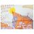 Hermès Sciarpa Hermes Le Carnaval des Animaux 90 cm seta rosa blu Carré animal carnival 35" AUC53636_0702 Multicolore Beige Verde Arancione Giallo Blu chiaro - vista 8