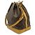 Borsa a Spalla Louis Vuitton Monogram Noe Marrone - vista 3
