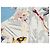 Hermès Sciarpa Hermes Emile et Une Nuit 90 cm seta crema beige Carre night animal 35" AUC57717_0702 - vista 12