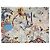 Hermès Sciarpa Hermes Emile et Une Nuit 90 cm seta crema beige Carre night animal 35" AUC57717_0702 - vista 2