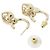 Pendientes de botón en oro Chanel AB9094 Dorado - vista 3