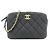 Borsa a tracolla Chanel in agnello nero