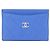 Portacarte Chanel Timeless Classic Line Blu chiaro