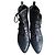 Autre Marque Botas What For de cuero negro con tachuelas