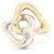 Tiffany & Co. Double Heart Ring Gelb