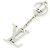 Louis Vuitton Silver Metal Keyring Silvery