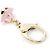 Portachiavi Chanel ABG014 Nero Rosa Bianco - vista 5