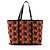 Borsa Tote MCM Cubic Monogram Jacquard Nero - vista 3