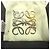 Spilla in metallo Anagram Loewe Argento D'oro Bronzo - vista 3