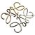 Spilla in metallo Anagram Loewe Argento D'oro Bronzo - vista 4