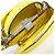 Borsa Fendi SELLERIA Peekaboo Mini Giallo - vista 6
