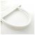 Borsa in pelle di vitello granulata Chanel Bianco - vista 5