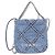 Mini borsa Chanel 22 Line Blu