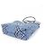 Mini borsa Chanel 22 Line Blu - vista 3