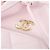 Borsa a tracolla Chanel AS2353 in pelle di vitello martellata rosa - vista 4
