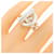 Ring Bague Croisette de Hermès Argenté  - vue 5