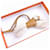 Hermès Portachiavi Hermes Buddy U Charm Marrone  - vista 3