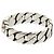 Gucci Interlocking G Ring aus Sterlingsilber 925 mit rosa Band Pink - Ansicht 2