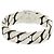 Gucci Interlocking G Ring aus Sterlingsilber 925 mit rosa Band Pink - Ansicht 3