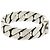 Gucci Interlocking G Ring aus Sterlingsilber 925 mit rosa Band Pink - Ansicht 4
