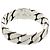 Gucci Interlocking G Ring aus Sterlingsilber 925 mit rosa Band Pink - Ansicht 5