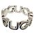 Anello blu in argento sterling 925 con G intrecciato di Gucci - vista 7