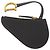 Monedero de cuero negro Saddle de Christian Dior - vista 2
