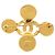 Spilla Chanel Vintage Gold D'oro - vista 3