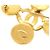 Spilla Chanel Vintage Gold D'oro - vista 4