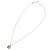 Collana quadrata con logo FF Fendi Argento - vista 4