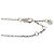 Collana quadrata con logo FF Fendi Argento - vista 5
