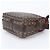 Borsa a tracolla in pelle Louis Vuitton Damier Naviglio Marrone - vista 4