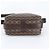 Borsa a tracolla in pelle Louis Vuitton Damier Naviglio Marrone - vista 6