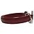 Montblanc Bracciale Cuff in Pelle di Lucertola Rossa e Argento 925 Rosso - vista 5